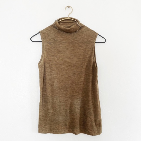 Lauren Manoogian Baby Alpaca Beige Roll Cardigan - Picture 12 of 14